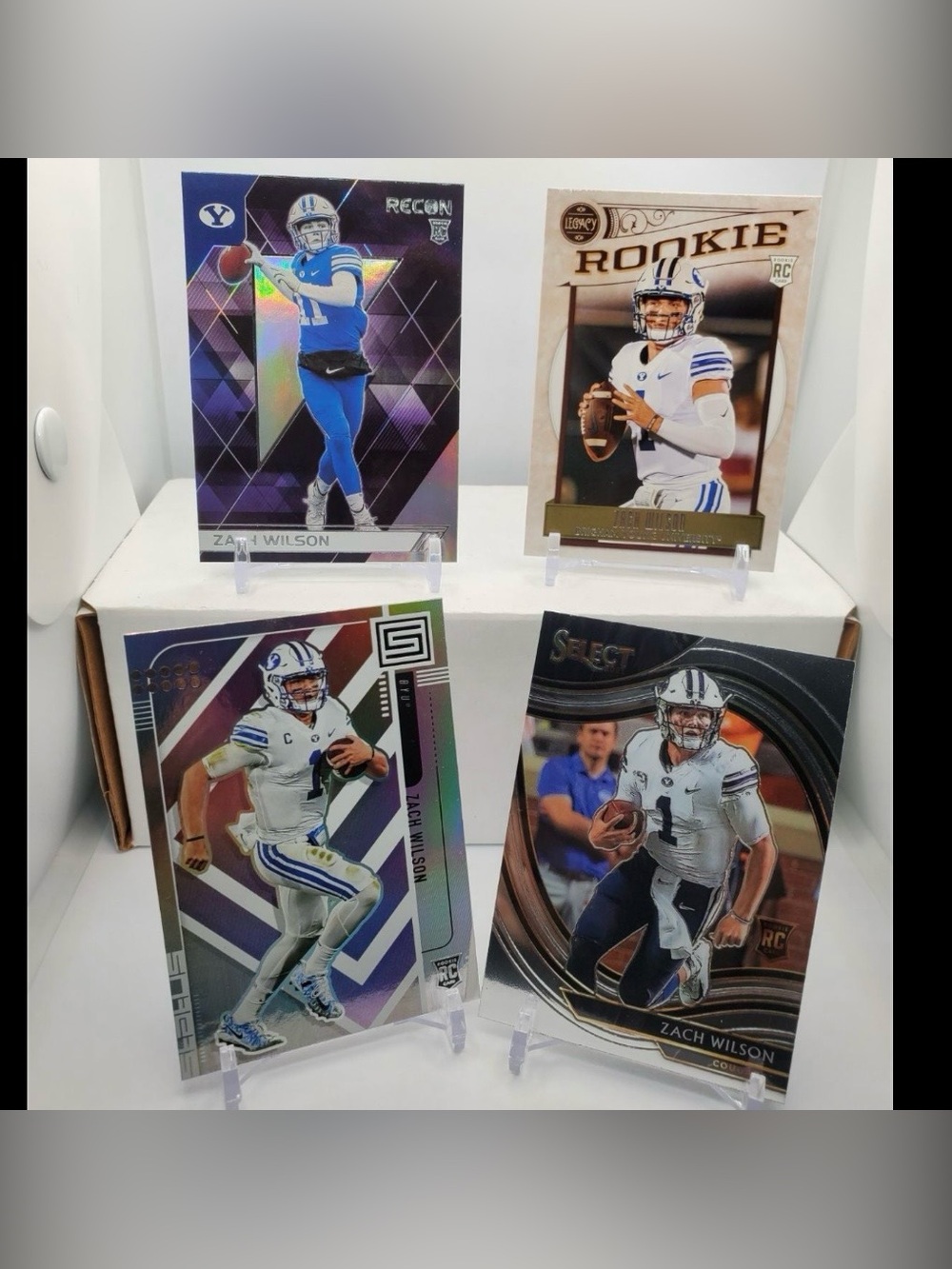 2021 Zach Wilson Rookie Card Lot - BYU